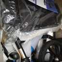 Economy Knee Scooter Steerable Knee Walker for Foot Injuries Compact Crutches with Dual Rear on-Wheel Brake and Shock Absorption Under The Knee padBlue