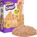 Kinetic Sand, 5.5lbs (2.5kg) Natural Brown Play Sand for Arts and Crafts, Sandbox,  Sensory Toys, Holiday Gifts & Stocking Stuffers for Kids Ages 3 and up