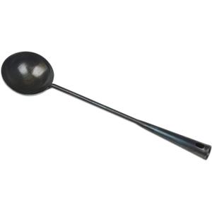 ZhenSanHuan Chinese Traditional HandMade Iron Ladle Wok Tool Set,Long wok utensils (Ladle, 40CM/15.7'')