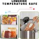 Vacuum Sealer Bags for Food,11"x20'(3 Rolls) and 8"x20'(3 Rolls) Commercial Grade Vacuum Seal Roll Bags,Food Saver Bags for Sous Vide Cooking,Meal Prep and Food Storage,BPA Free