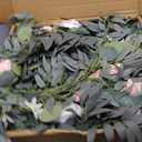 12ft Wedding Flower Garland for Table, Artificial Dusty Rose Flower Garland, Spring Extra Long Arch Floral for Backdrop Decor Ceremony Fall Wedding Party Centerpieces, Without Drapes