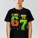 T-Shirt "I was now 67 I'm" kids, Medium