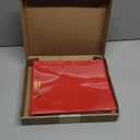 Nicky's Folder English Communicator, Parent-Teacher Folder, Patented Tear-Resistant, Flexible Plastic, 2 Inside Pockets, 2 Exterior Sleeves, Letter Size Paper, Single Color (24 Pack) (Red)