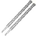 2-Pack SDS Plus Masonry Drill Bits 7/8 Inch x 12 Inch Long Rotary Hammer Drill Bits Carbide Tipped for Concrete Brick Cement Stone Block