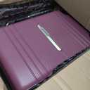 Travelers Club 22" Richmond Spinner Carry-On Luggage, Damson