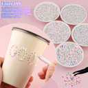 30000Pcs Resin Jelly Rhinestones with Tweezers for Bedazzling, Transparent AB Flatback Gems, Crystal with 3Pcs 10ml B7000 Jewelry Glue for Crafting Clothing Tumblers Shoes Fabric Nail Art Makeup