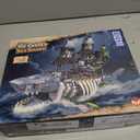 HJPLPXH Mechanical The Ghost Sea Shark Pirate Ship Building Blocks Set | Toys Gift for Kids Adult Collections Enthusiasts