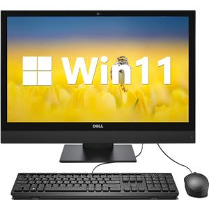 Dell Optiplex 3050 AIO Desktop Win11, 3050 All-in-one Computer PC, Intel 6th Gen Core i5-6500, 8GB RAM, 256GB SSD, DisplayPort, Windows 11 Pro 