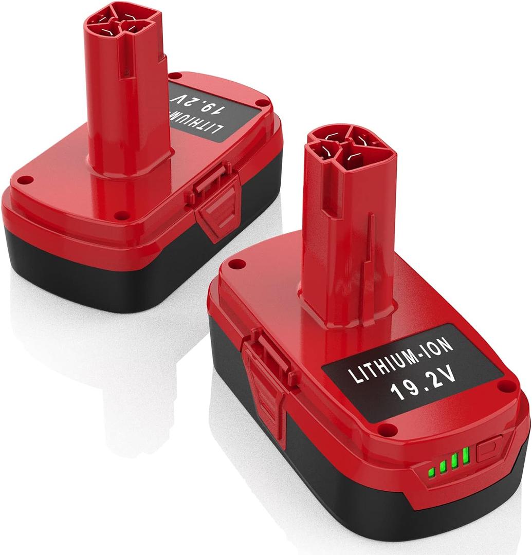 energup 2Pack 19.2V Replace for Craftsman 19.2Volt Battery Lithium 3.5A for C3 XCP for 130279005 1323903 130211004 11045 315.115410 315.11485 for 19.2V Craftsman Battery
