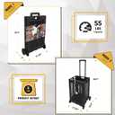 Olympia Tools 85-404 Pack-N-Roll Mesh Portable Tools Carrier 55 Lb. Load Capacity, Black