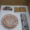 Redluck Battery Operated Wall Sconce with Remote Control, Vintage Amber Glass Wireless Wall sconces Set of Two, Rechargeable Battery Powered Wall Lamp for Bedside Bedroom Living Room Hallway Decor