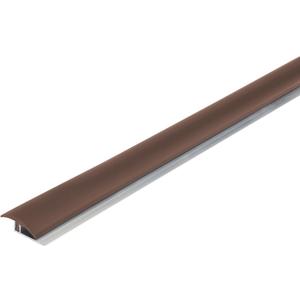 M-D Building Products 31220 1-1/4 in. X 96 in. Brown Vinyl Divider in.T in. w/Metal Track