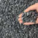 10LB Black Pea Gravel for Landscaping, 3/8 Inch Black Pebbles for Plants Cactus Succulent Fish Tank and Garden Black Stones
