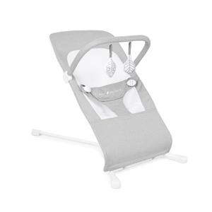 Baby Delight Highland Baby Bouncer | Infant | 0 6 Months | 3-Position Recline | Pebble Grey
