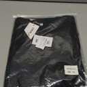 DOLNINE Plus Size Black Tank Top Womens Casual Pleated Flattering Tees Basic V-Neck Lightweigh Shirts, XL