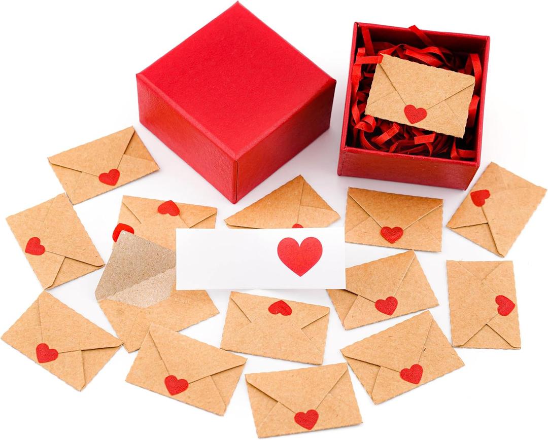 Blank I love you Valentines day Cards and Envelopes  Mini Envelopes with Love Notes, Valentines Day Gifts, Love Card for Her, Valentine Gifts for Him, DIY Valentine Cards and I Love You Notes