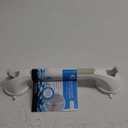 SlipX Solutions 17” Safe Grip Shower Grab Bar & On The Dot Power Lock Suction Cup Hook, Razor Holder & Phone Cradle, No-Drill, No Tools, Heavy Duty Suction Cups, Removable Bathroom Accessories