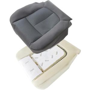 NLQR Driver Side Bottom Cloth Seat Cover & Replacement Seat Cushion Foam Pad Compatible with Ford F150 2011 2012 2013 2014