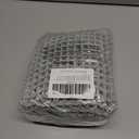 Boho Bath Mat, Super Absorbent Non Slip Waffle Bathroom Rug, Washable, Ultra Soft Rubber Backed, 18x30in, Light Grey