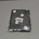 SEPTYK Polka Dot Black White Simple Pattern Round Tablecloth Waterproof Stain and Wrinkle Resistant Table Cloth for Picnic, Tabletop, Dining, Party, Decorative 60x60in