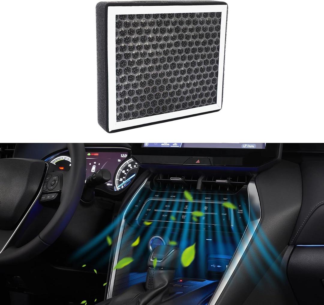 CF10285 Cabin Air Filter with Activated Carbon Beads Fits for Toyota & Lexus Vehicles: Camry, RAV4, Highlander, Corolla, 4Runner, Tundra, Prius, Subaru, Avalon | Honeycomb Structure