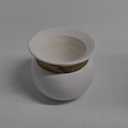 African Violet Pots, 6 Inch Self Watering Pots for Indoor Plants, Self Watering Plant Pot, Easy Plant Self Watering Pot, Ceramic Plant Pot with Absorbent Inner Pot for Flowers-White