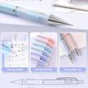 Four Candies Cute Mechanical Pencils 0.7mm, Pencil Set with 360PCS Lead Refills & Pastel Erasers, School Supplies with Case