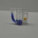 Incentive Spirometer Adult, Breathing Exercise Device for Lungs, Deep Breathing Trainer for Adults - 5000ml Volume Measurement with Flow Rate Indicator