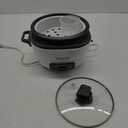 BLACK+DECKER 6-Cup Rice Cooker, RC506, 3-cup Uncooked Rice, Steaming Basket, Removable Non-Stick Bowl, One Touch