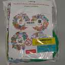 Winlyn 12 Sets Christmas Craft Kits Winter Crafts DIY Holiday Wreath Ornaments Decorations Art Sets Snowmen Snowflake Festive Foam Stickers Arts and Crafts for Kids Classroom Activities Party Favors