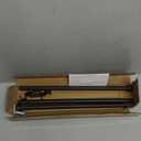 Bronze Curtain Rods for Windows 30 or 45 Inches with Brackets,Decorative 5/8 Inch Diameter Small Window Curtain Rod Set for Bedroom, Room Divider, Living Room, Kitchen, Bathroom