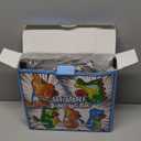 Kids Punching Bag 3-8 with Air Pump, Toddler Punching Bags for Kids, Inflatable Dinosaur Toy with Bounce- Back Action, Safe Gifts for Boys & Girls Age 3-5 Add Tossing Game