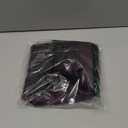 ANARACHON Leather Look Couch Arm Covers Set of 2 Armrest Covers for Sofa Chair Arm Protectors Stretch Armchair Slipcovers with Pockets Washable Spandex Fabric (Large, Burgundy) (Red)