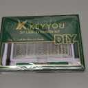 KEYYOU Lash Extension Kit DIY 300Pcs Lash Clusters Kit 40D 0.07 D Curl 9-18MIX Eyelash Extension Kit Individual Lashes Kit with Lash Bond and Seal, Lash Tweezers and Remover for Self Use