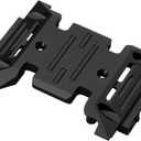 HobbyPark Aluminum Center Transmission Skid Plate Mount for Axial SCX10 III Upgrades 1/10 RC Crawler AXI03007 Parts (Black)