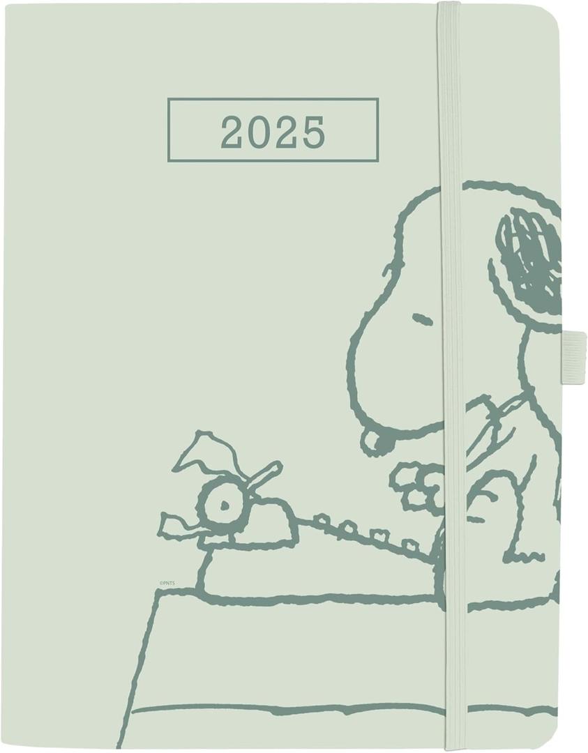 Graphique 2025 Apollo Business Planner | 18 Month Organizer, July 2024 - Dec. 2025 | Weekly & Monthly Spreads | To-Do List & Note Pages | Pen Loop | Vegan Leather | Sage Peanuts Typewriter | 6 x 8