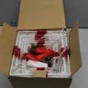 Stackable Lighted Gift Boxes Set of 4, Battery-Powered Lighted Christmas Boxes with Warm LED & Timer, Metal Frame Gift Box for Indoor/Outdoor Mantel, Tabletop & Staircase