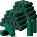 Kinlop Fleece Blanket Bulk 60 x 50 Inch Soft Lightweight Fleece Cozy Blanket Warm Throw Plush Pet Throw for Bed Couch Sofa Home Office Wedding Gifts Travel Camping(Turquoise Green,40 Packs)