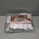 BALEINE 9 ft Christmas Tree Storage Bag, Heavy Duty Extra Large Artificial Christmas Tree Bag with Reinforced Handles and Dual Zippers Wide Opening (Transparent, 9 ft)