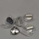 WB03X24818 Gas Stove Knob Replacement for GE, 5 Pack Stainless Steel Replacement Stove Knobs to Replace 4363588, AP5989029, PS11729081, EAP11729081, Range Knobs Compatible with ge 