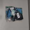 SILKWORLD Mens Swim Trunks with Compression Liner 9 Inch Long Bathing Suit 2 in 1 Beach Quick Dry Shorts with Pockets (Medium, Blue Gradient)