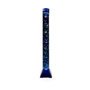 LED Bubble Tube Floor Lamp with 10 Fish Remote Control with 20 Light Changes Large Water Tower Night Light for Bedroom Office Gift for Kids Men Women 4ft
