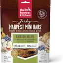 The Honest Kitchen Human Grade Dog Treats Jerky Harvest Mini Bars: Chicken Recipe With Apples & Blueberries, 4 oz Bag (1 Count (Pack of 1))