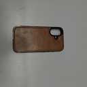 LOHASIC for iPhone 16 Case, Luxury Elegant Leather Soft Grip Full Body Protective Men Women Phone Cases Back Cover for iPhone 16, 6.1" 2024 New Released, Brown