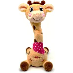 Pbooo Dancing Giraffe Toy, Talking Stuffed Animal for Toddlers, Repeating & Singing Baby Toys, Interactive Musical Plush Birthday Gifts for 1 2 3 Years Old Boys Girls