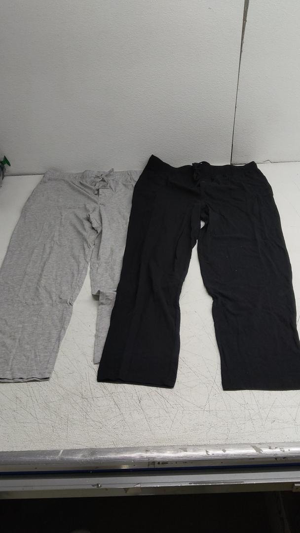 Fruit of the Loom Men's and Big Men's 2-Pack Jersey Knit Sleep Pant, Sizes S-6XL and Tall Sizes