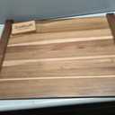 GASHELL Noodle Board Stove Cover with Handles for Electric, Gas Stove Top (Acacia Wood), 29.5"L x 22"W