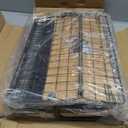 Ofiray-Home Magnetic Fridge Shelf with Wood Lid, Fruit Potato Onion Storage Bins, Pantry Organizers, Large Container Spice Rack for Refrigerator, Kitchen Counter, Cabinet (2, Silver)