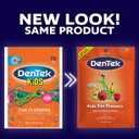 DenTek Fun Flossers – Kids Floss Picks with Wild Fruit Flavor, 75 Count, Pack of 3