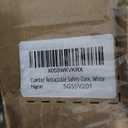 Cumbor 29.7-54.2" Wide Baby Gate for Stairs, Mom's Choice Awards Winner-Self Closing Dog Gate Indoor for Doorways, No Drilling Pressure Mounted Pet Gates for Kids, Easy Walk Through Safety Gate, White